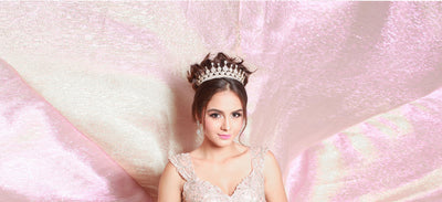 Quinceanera Corona, Sweet 16, Pageant, Prom & Debutante Tiaras, Princess Full Circle Crowns