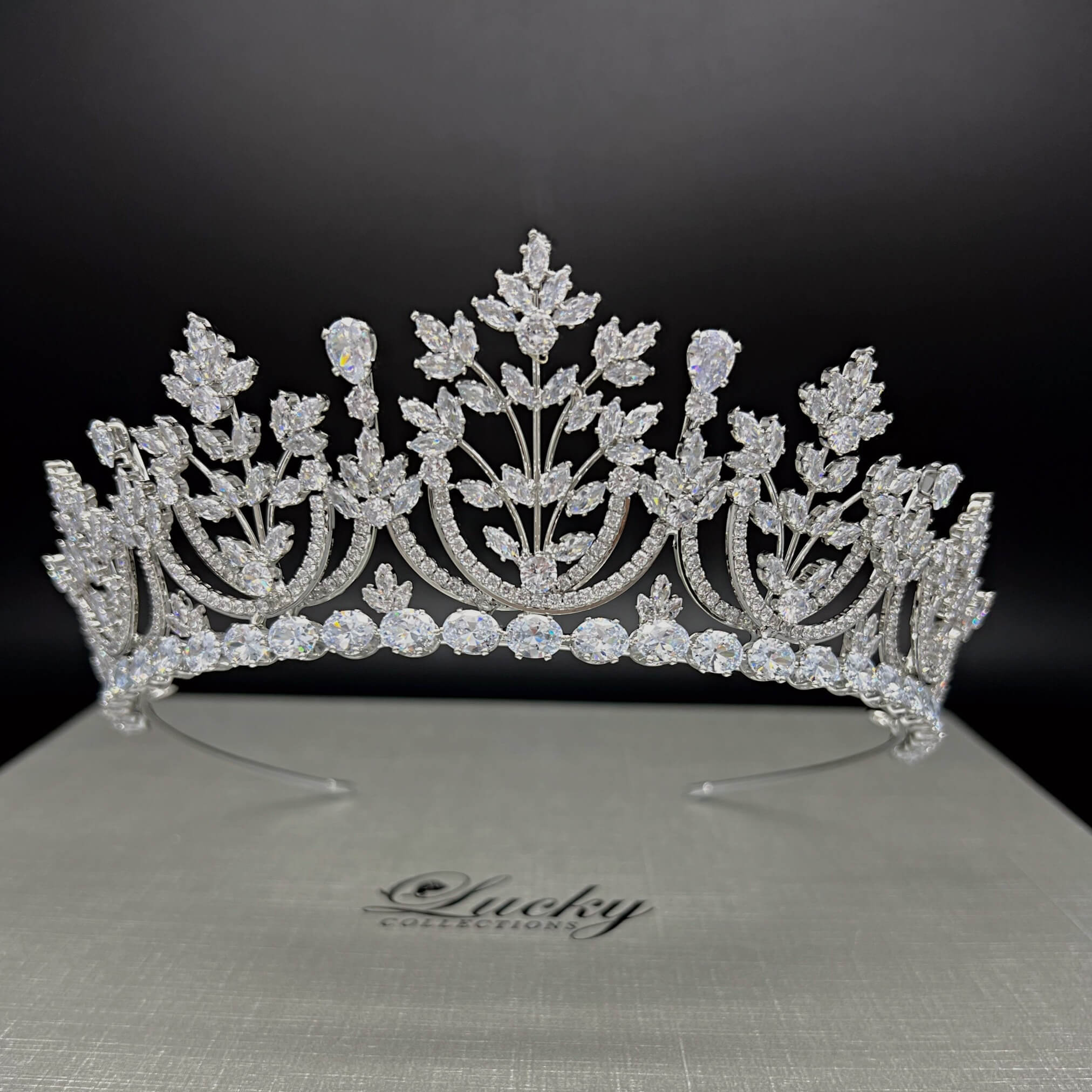 Bridal Crown, Quinceanera Tiara, Swarovski Crown, Tiara for 