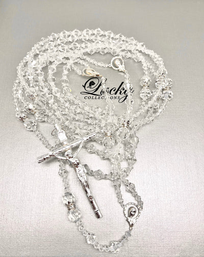 Diamond Shaped Cut Crystal Bead Wedding Lasso by Lucky Collections ™