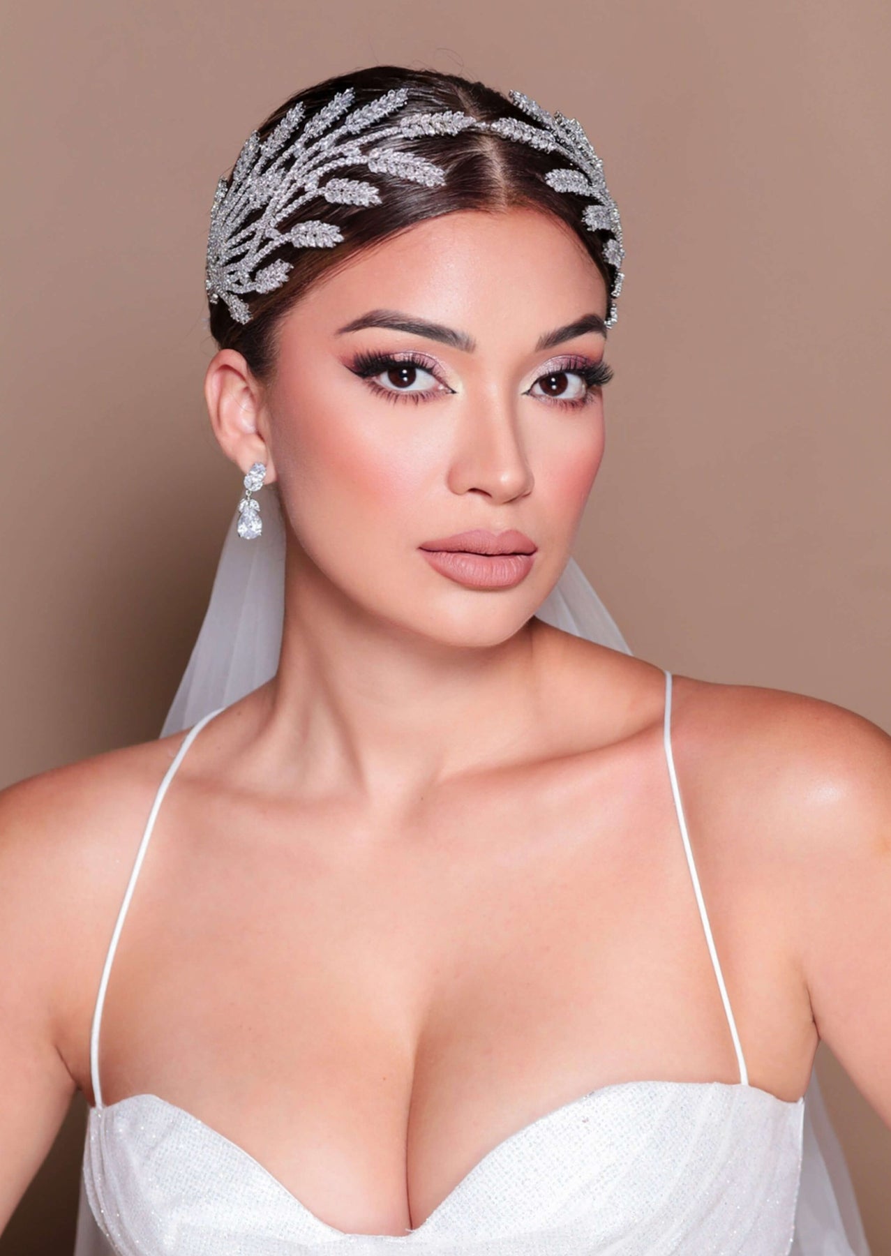 Bridal Headband, Quinceanera Headband, Headpiece for Bride, Glamorous Bridal Headband, Quinceanera Headband, Headpiece for Bride, Glamorous