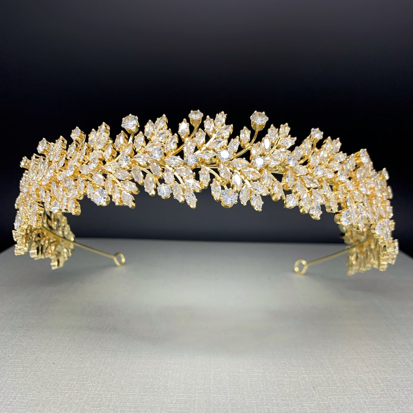 Headband with Zirconia,  Brilliant Marquise Ideal for All Celebrations by Lucky Collections ™. Bridal Headband
