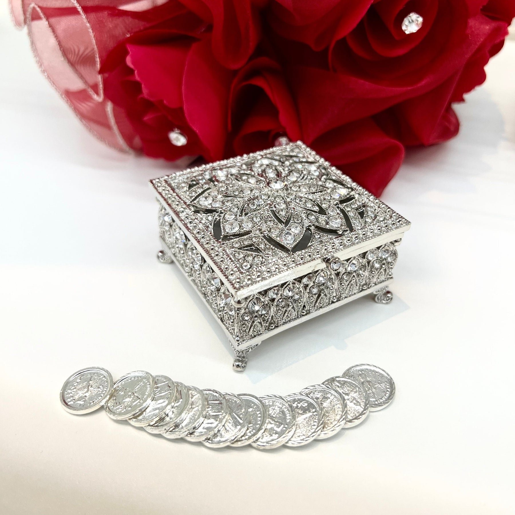 Wedding Aras Box and Coins - Catholic Wedding Ritual , Arras de boda ...