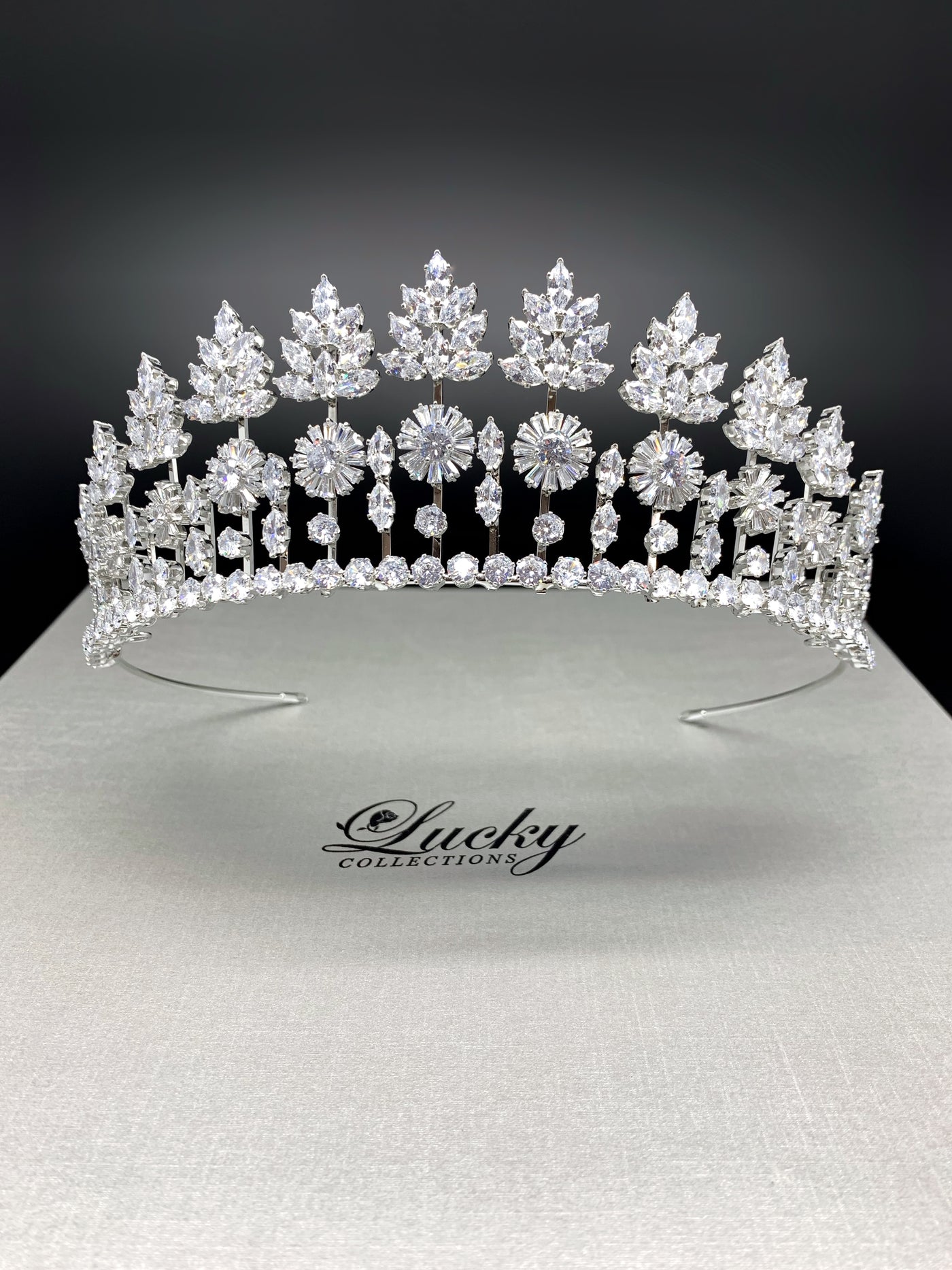 Zirconia Tiara,  Fabulous Bridal Design by  Lucky Collections ™