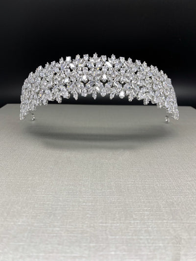 Quince and Bridal Headband of Zirconia, Classic Design by Lucky Collections ™