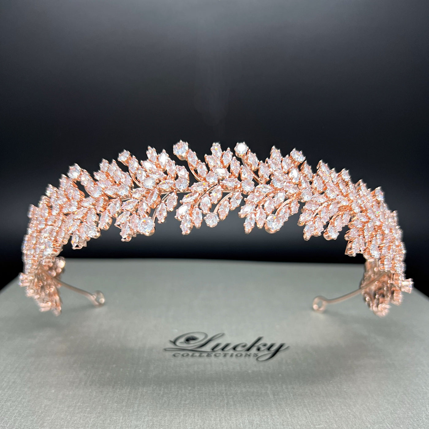 Bridal Headband with Zirconia,  Brilliant Marquise Ideal for All Celebrations by Lucky Collections ™