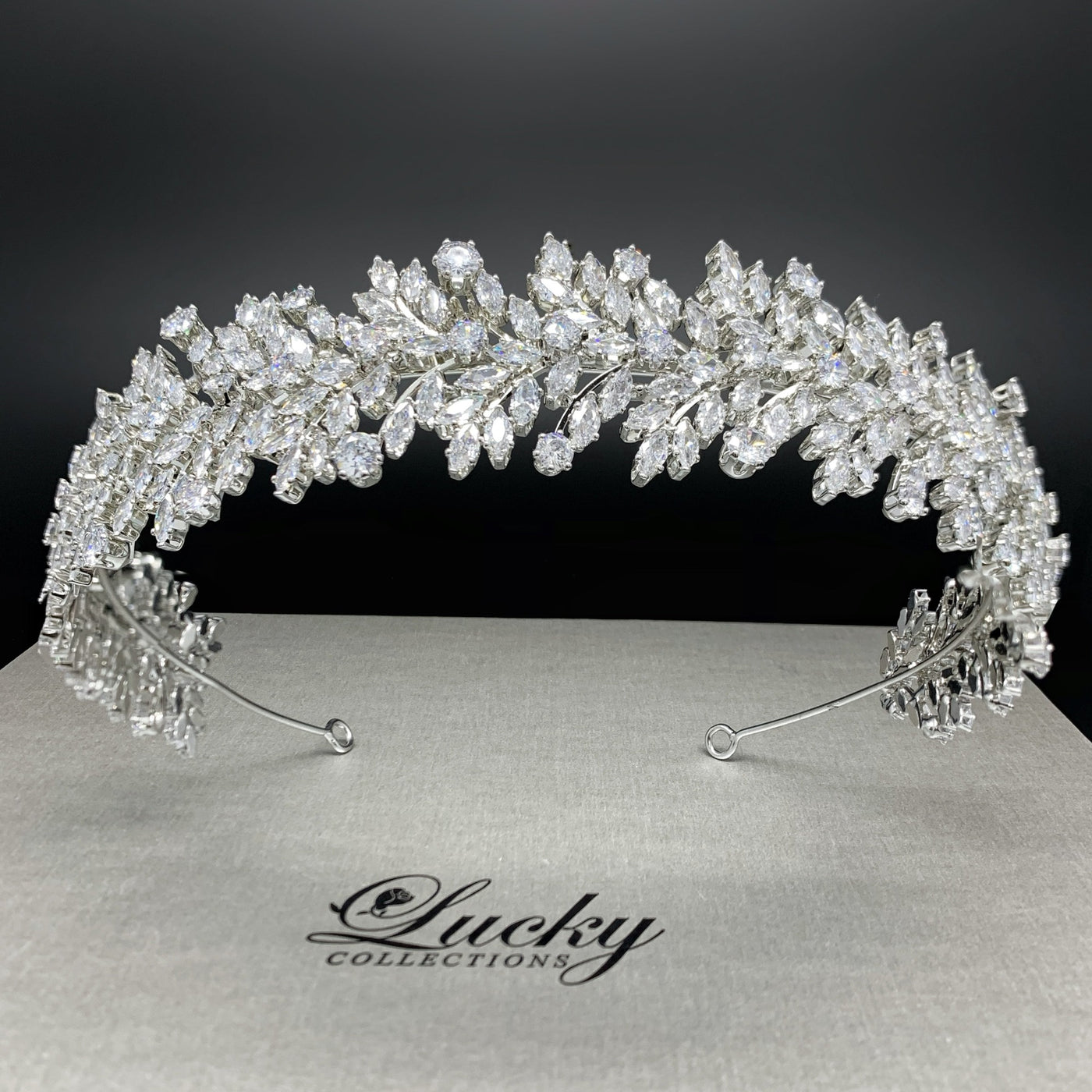 Bridal Headband with Zirconia,  Brilliant Marquise Ideal for All Celebrations by Lucky Collections ™