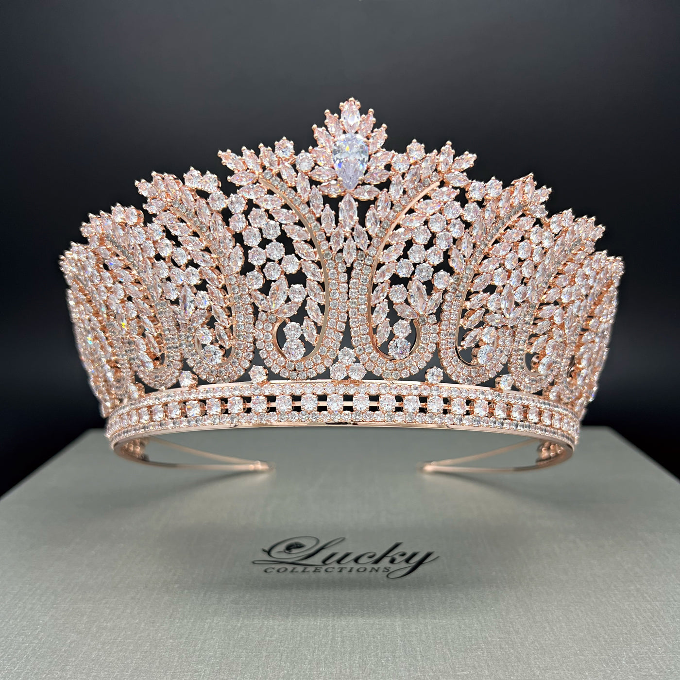 Quince Tiara, Zirconia Gems, Worth Boasting About by Lucky Collections ™