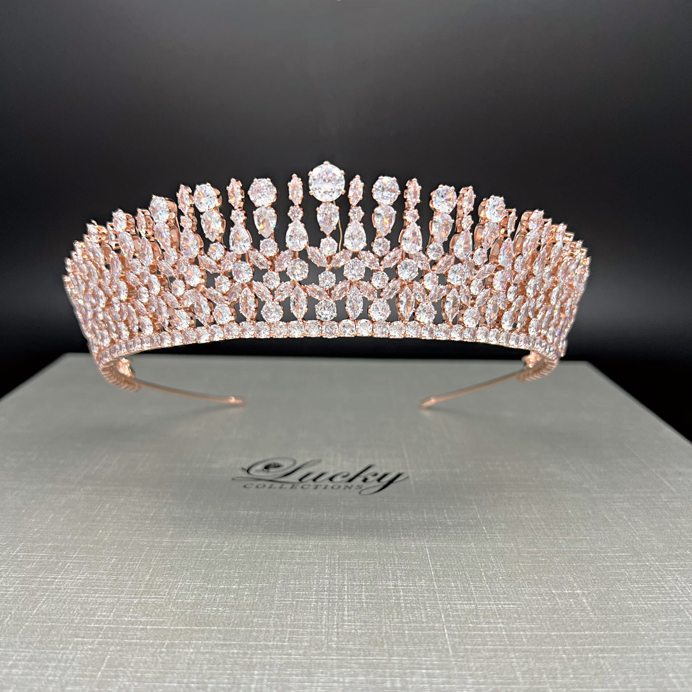 Grace your head with this Showcase Cubic Zirconia Tiara