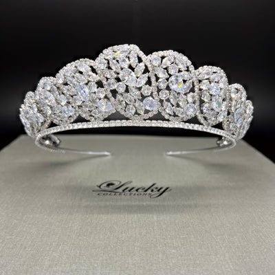 This Lucky Collection™ tiara is designed with the highest quality cubic zirconia. 