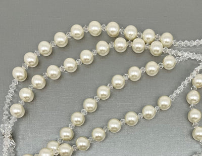 Classic Pearl Wedding Lasso by Lucky Collections ™, Bridal lasso also called unity cord, Wedding rosary