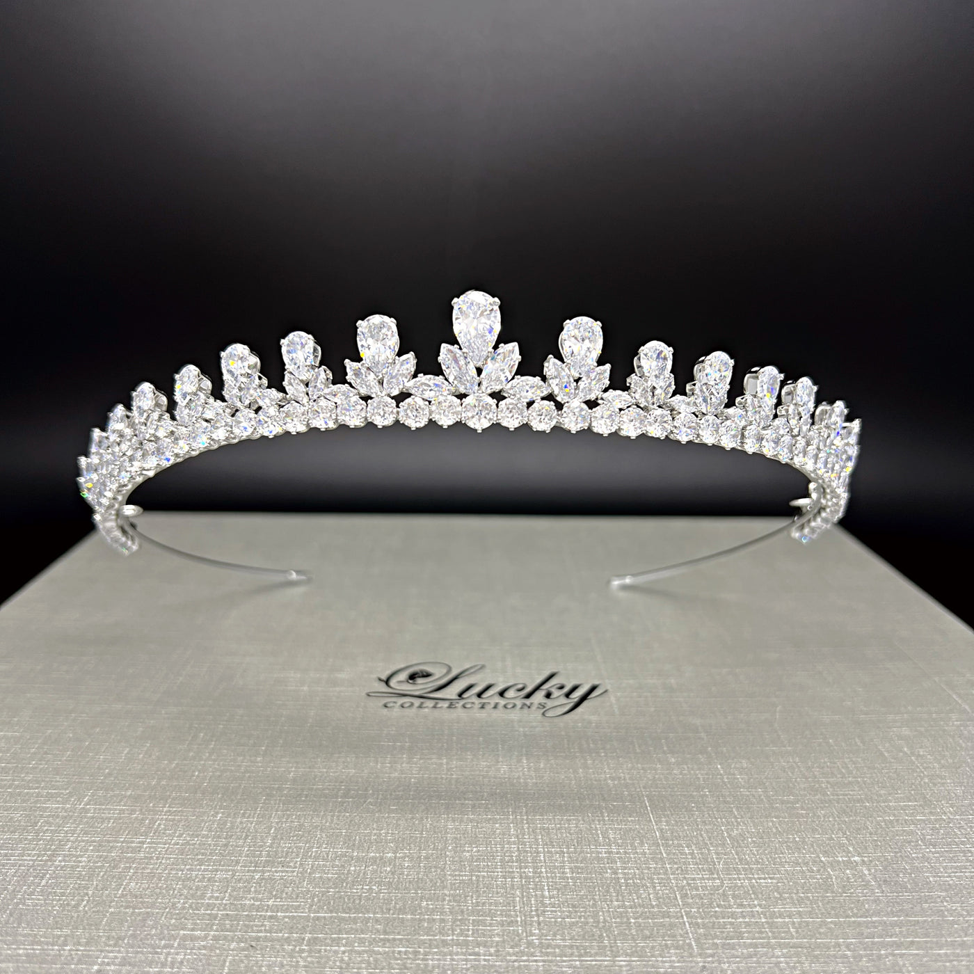 Petite Short Tiara with touch of elegance by  Lucky Collections ™
