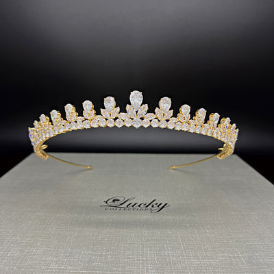 Petite Short Tiara with touch of elegance by  Lucky Collections ™