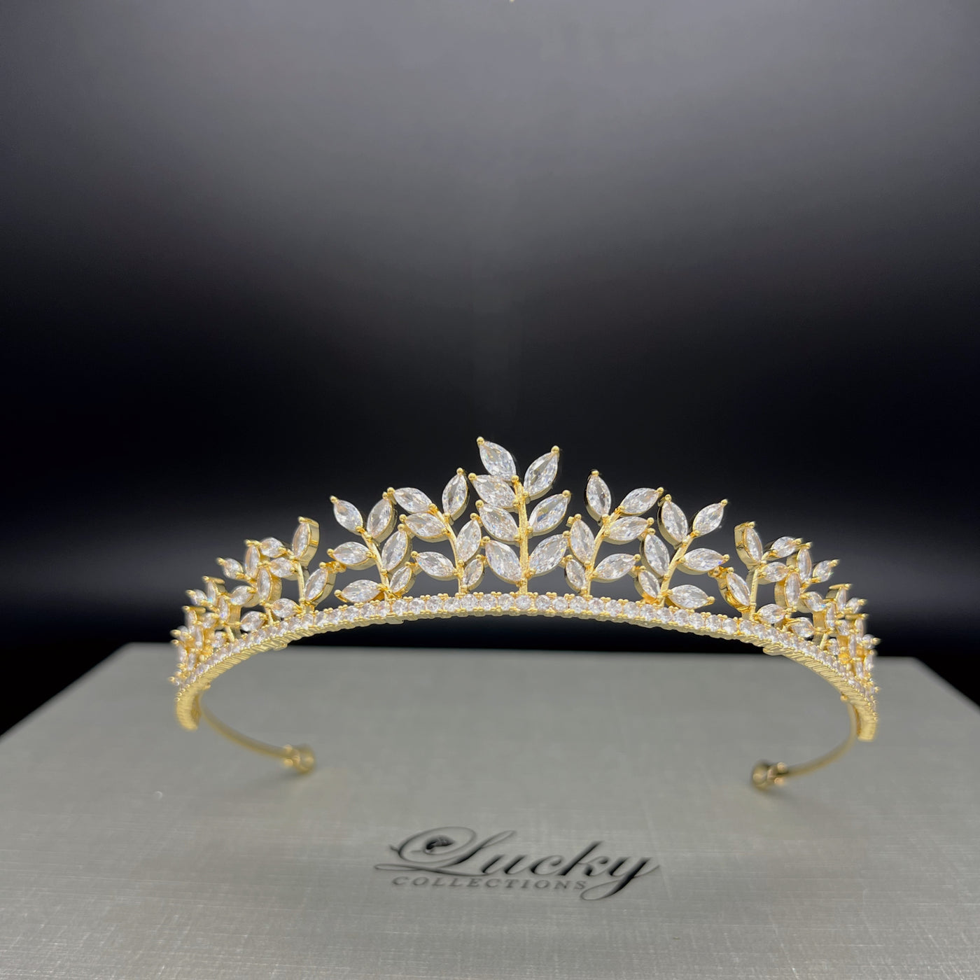 Bridal and Quinceanera Small Tiara for a gentle look  by Lucky Collections ™