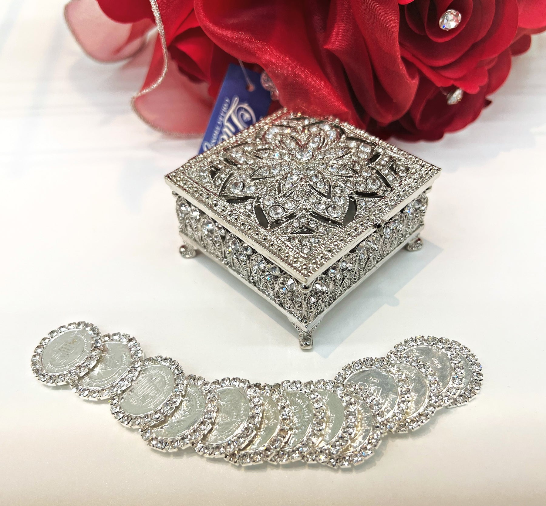 Wedding Aras Box and Coins - Catholic Wedding Ritual , Arras de boda ...