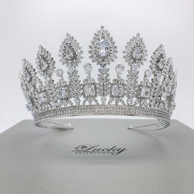 Zirconia Tiara Designed for the Empress in You by Lucky Collections ™